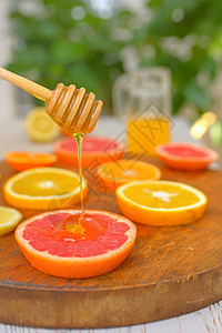 柚子片,克莱门汀,橘子蜂蜜图片