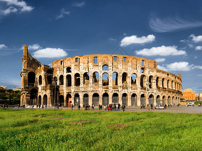 罗马,意大利罗马竞技场与,意大利高清图片