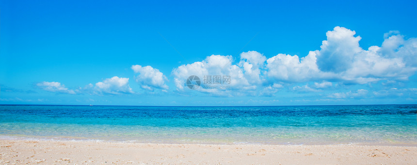 海滩热带海洋美丽的风景与白沙滩热带海洋图片