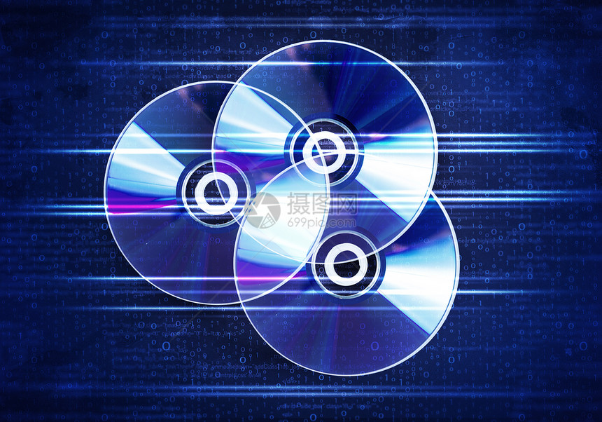 编程图像与CD磁盘进制代码图片