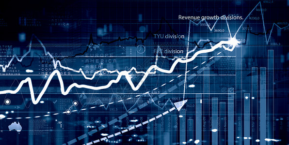 平均销售分析背景数字蓝色图像与市场信息图片