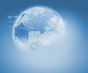 互联网插图互联网技术的全球业务系列图片