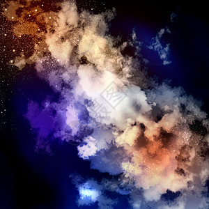 彩色星云宇宙云雾明亮的彩色背景上的宇宙雾云背景