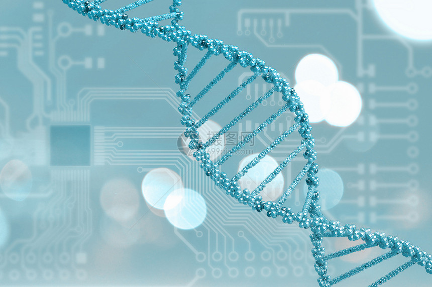 DNA分子高科技DNA分子的生物化学背景图片