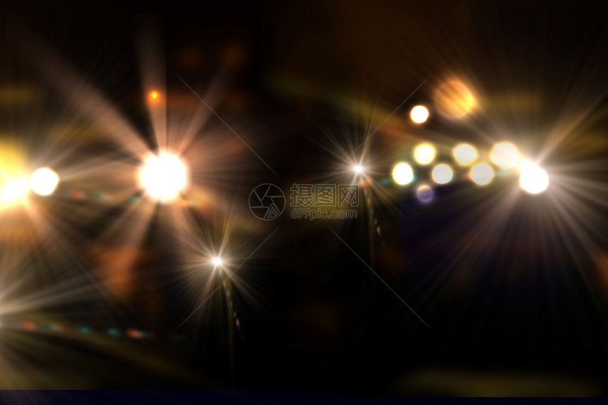 舞台灯光彩色灯光下舞台的背景图像图片