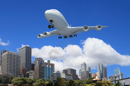 喷气式客机白色飞行客机的图像背景