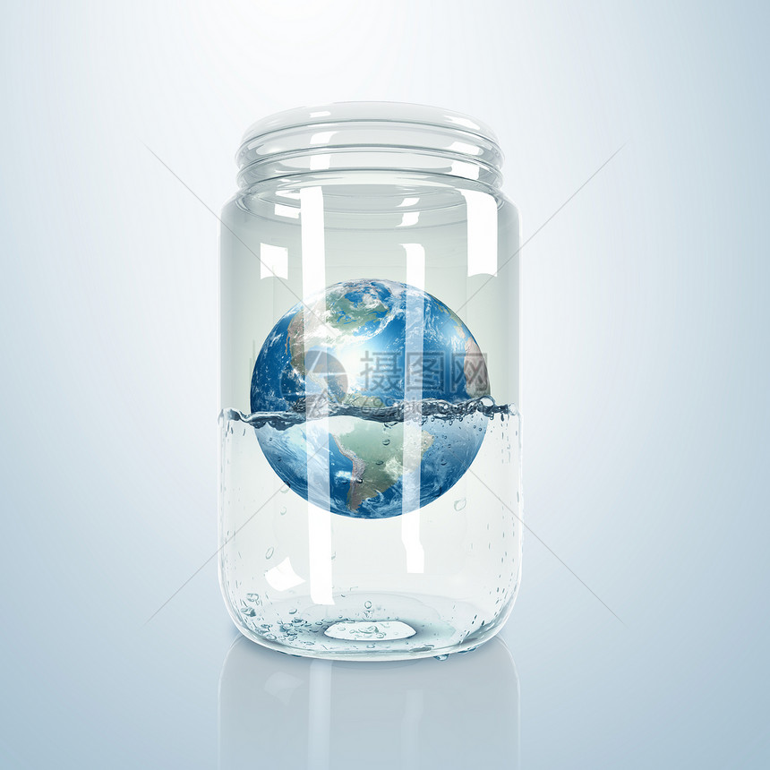 璃罐子里们星球地球的图像图片