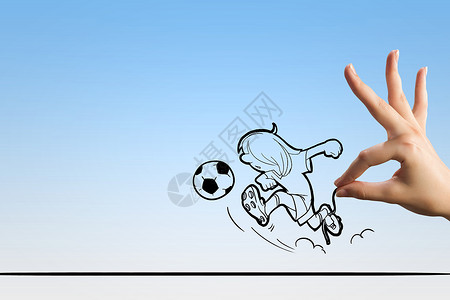 足球运动员卡通趣的足球运动员白色背景上足球运动员的滑稽漫画背景
