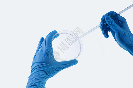 实验室测试特写科学家手液滴的图像图片