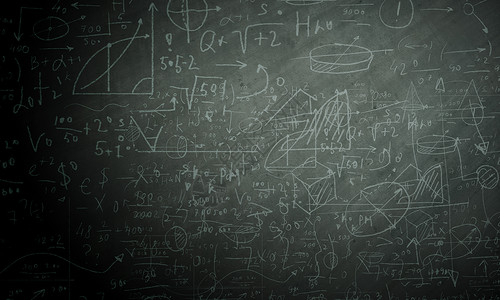 数字素描素材公式数字带科学图纸的黑板背景图像背景
