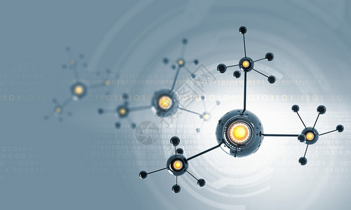 分子链分子链的高科技背景图片