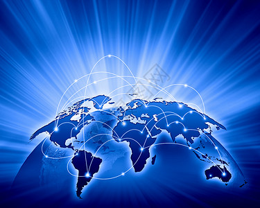 地球仪的蓝色图像地球仪的蓝色生动形象全球化背景图片