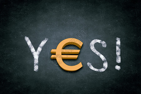 欧元货币字欧元符号而字母e背景图片