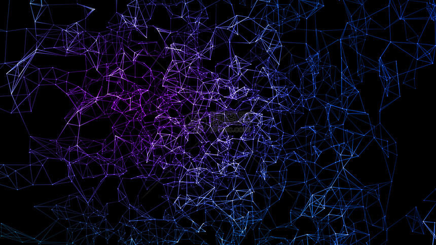 抽象技术背景抽象蓝色技术数字网格背景图像图片