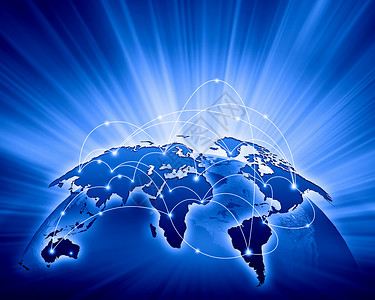 地球仪的蓝色图像地球仪的蓝色生动形象全球化背景图片