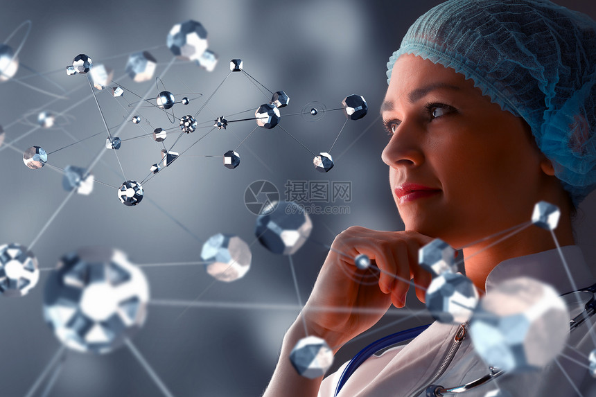 女医生新技术创新技术科学医学的图片