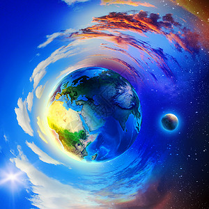 地球地球行星的图像拯救们的星球这幅图像的元素由美国宇航局提供的背景图片