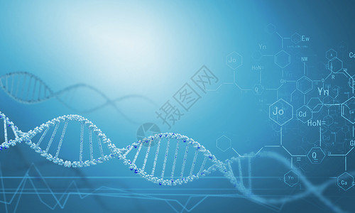 基因线条DNA分子高科技DNA分子的生物化学背景背景