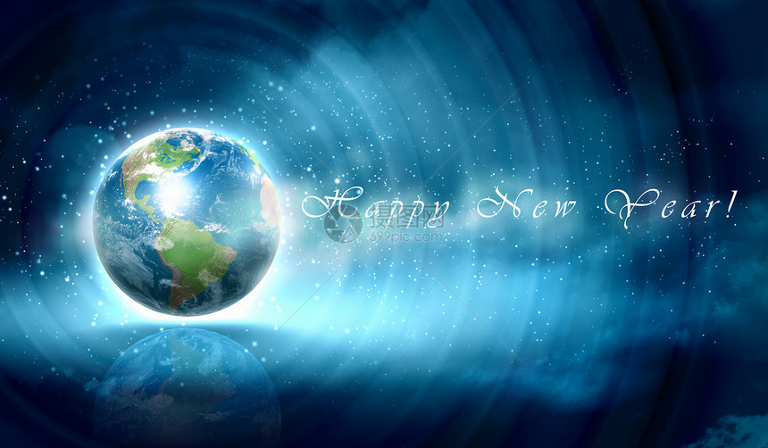世界诞球地球象征着们星球上的新新快乐,诞快乐这幅图像的元素由美国宇航局提供的图片