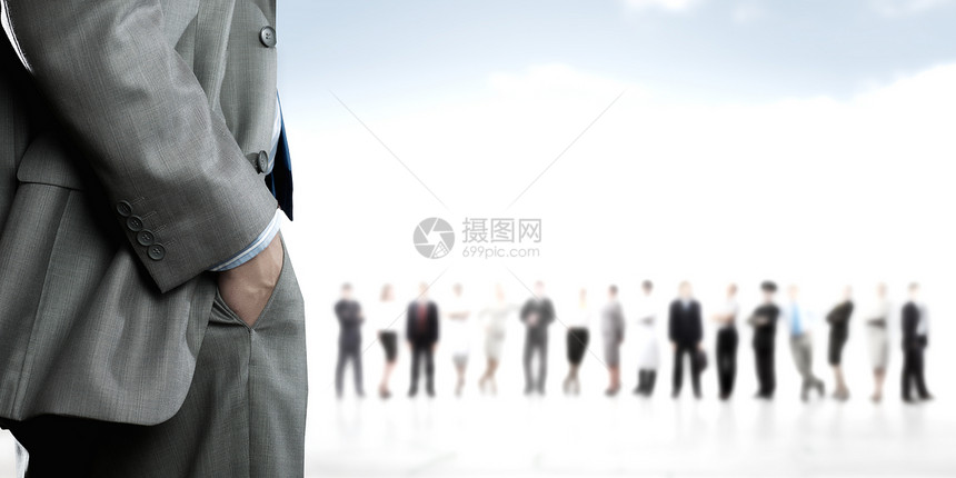 领导理念信心的商人的背景,商业队的背景图片