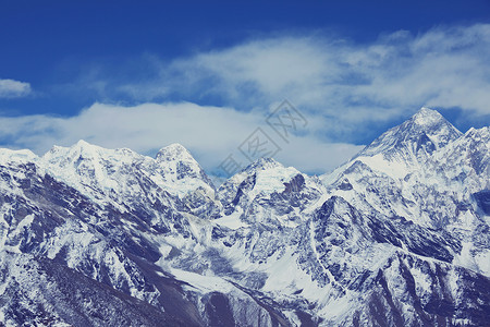 珠穆朗玛峰世界最高峰图片