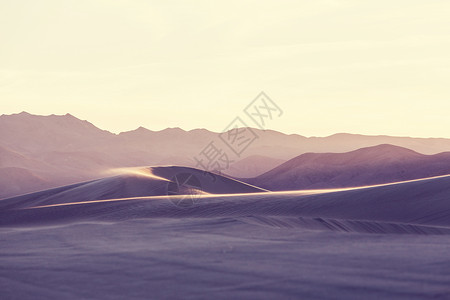 美国加州死亡谷公园的沙丘图片