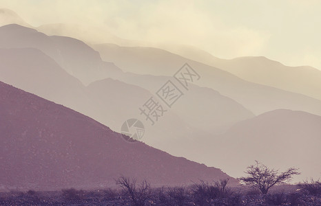 南美洲秘鲁的石头沙漠景观图片