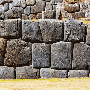 印加墙城市马丘皮丘,秘鲁背景图片