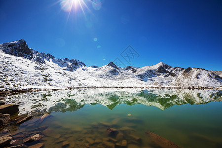 乌松戈土耳其黑海地区卡卡尔山的秋季季节美丽的山脉景观背景