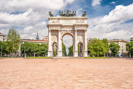 平之拱ArcoDellaPace米兰,意大利图片
