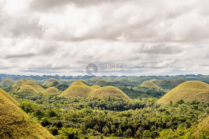 菲律宾波霍尔的巧克力山景观图片