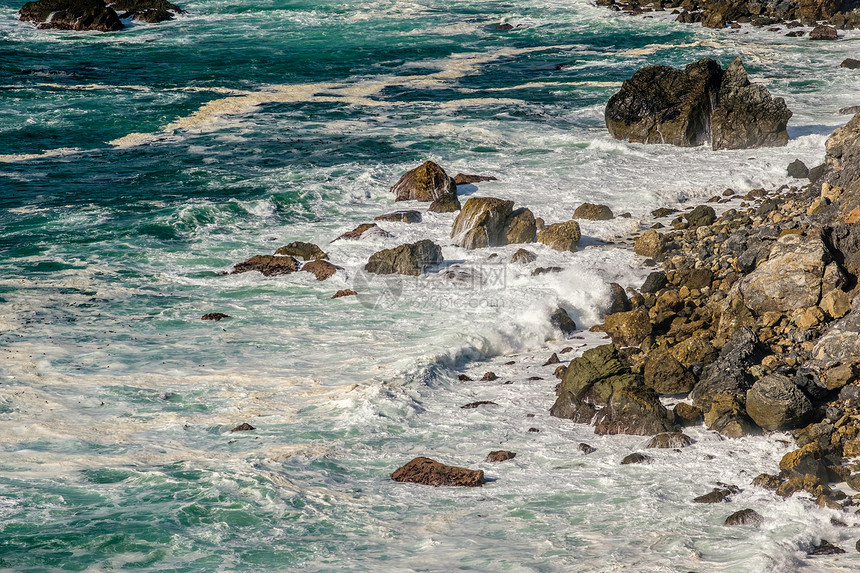 美国太平洋海岸景观,朱莉娅普菲弗伯恩斯州立公园,加利福尼亚图片