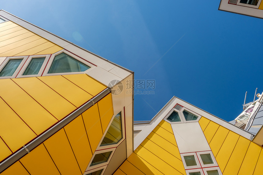鹿特丹的立方体房屋荷兰荷兰南部图片