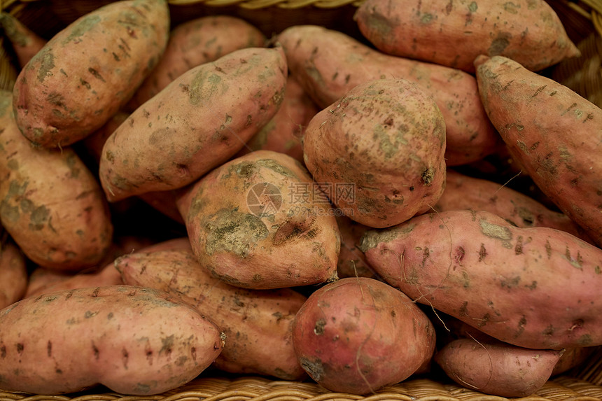 蔬菜,收获,食物销售红薯篮子图片