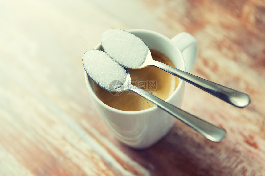 白糖茶匙咖啡杯图片
