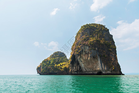 旅游,景观,暑假自然泰国海水中的克拉比岛悬崖泰国海水中的克拉比岛悬崖图片