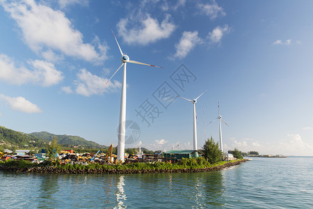 可再生能源技术电力海上风电场的涡轮机海岸风电场的涡轮机图片