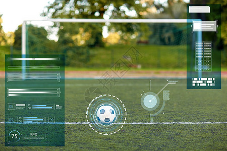 体育,足球技术足球足球领域的目标足球场上的足球球门图片