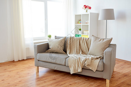 舒适,家具室内沙发与垫子舒适的家庭客厅沙发垫子舒适的家庭客厅图片