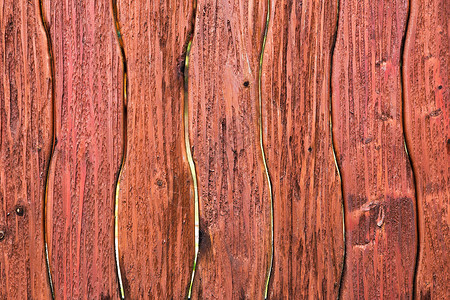 棕色的木制弯曲栅栏烧焦的木头木材纹理背景旧板图片