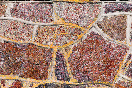 古老的石墙乡村纹理背景棕色复古石墙背景砖石质地图片