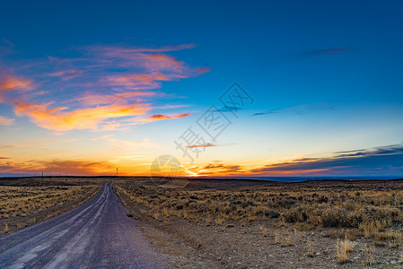 日落野马风景区环线,怀俄明州背景图片