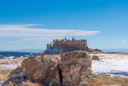 药弓森林沿雪岭风景道的观测点图片