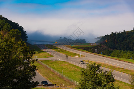 秋天靠近皇家前线的高速公路,西弗吉尼亚图片