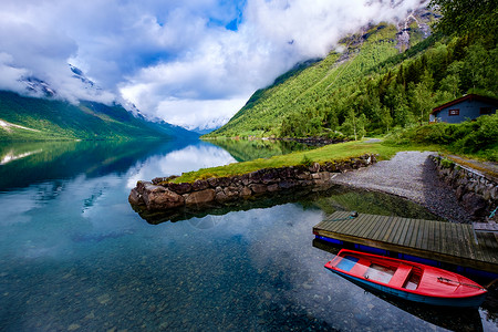 美丽的自然挪威自然景观图片