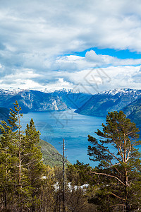 美丽的自然挪威索格尼夫乔登高清图片