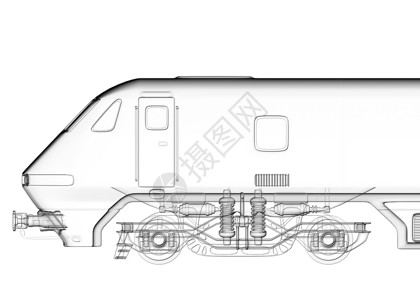 透明列车图像高清图片
