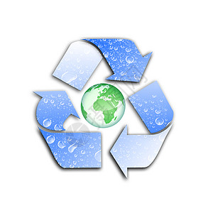 环境保护回收技术的象征图片