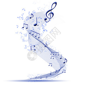 音符白色以白色为背景的音符构成的音乐符号背景