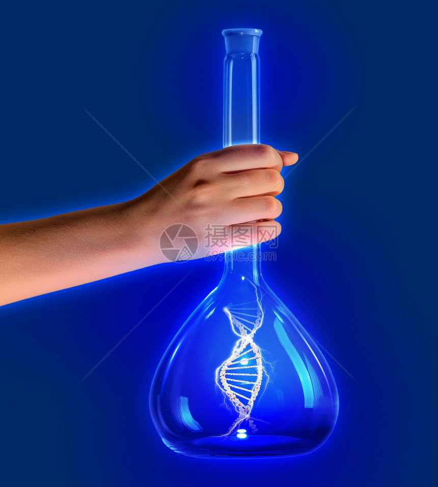 试管中的DNA用DNA分子人手管图片